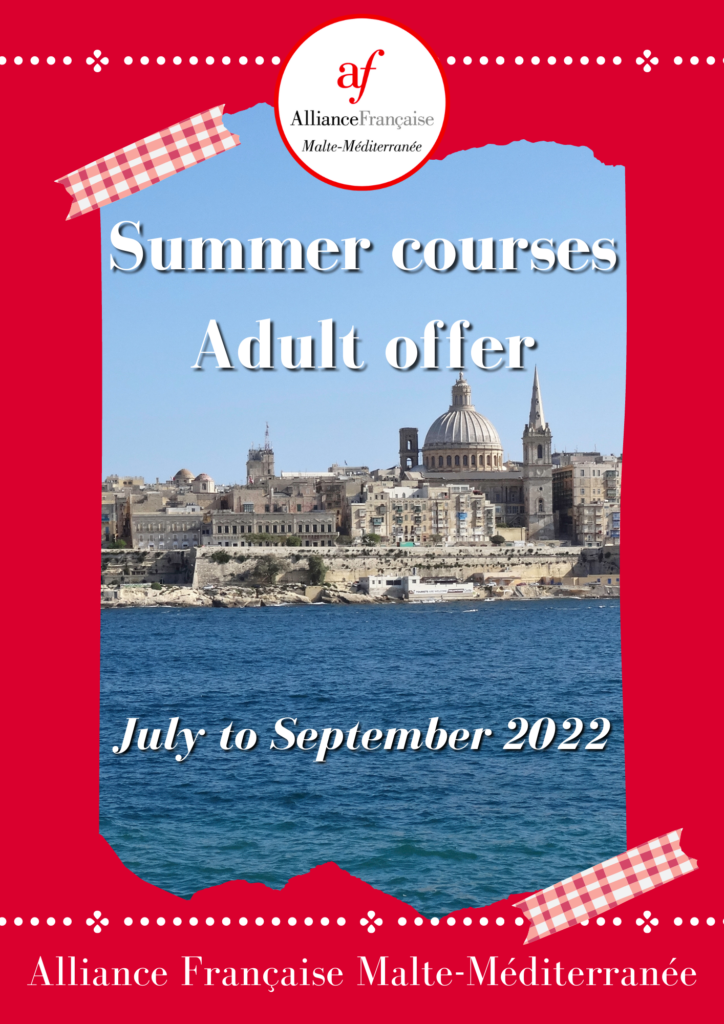 Brochure adults Summer 2022